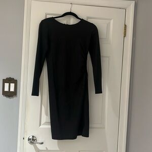 Classic Theory side ruched dress.